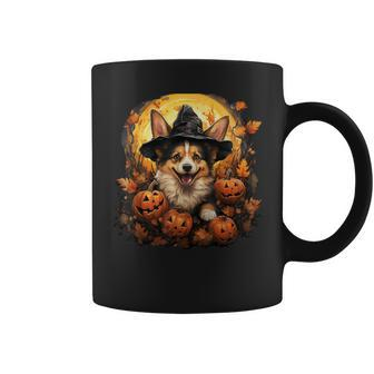 Corgi Witch Cute Halloween Costume For Dog Lover Coffee Mug | Mazezy