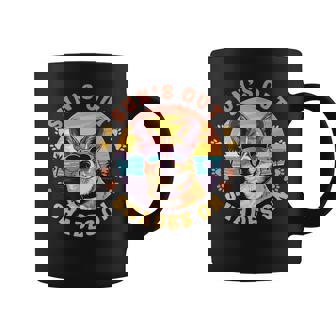 Corgi With Sunglasses On The Beach Suns Out Shades On Coffee Mug | Mazezy
