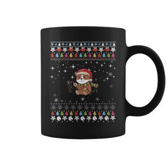 Corgi Xmas Fairy Lights Christmas Dog Owner Corgi Christmas Coffee Mug | Mazezy