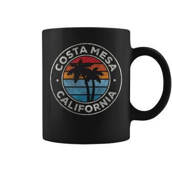 Costa Mesa California Ca Vintage Graphic Retro 70S Coffee Mug | Mazezy