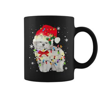 Coton De Tulear Dog Christmas Light Xmas Mom Dad Gifts Gifts For Mom Funny Gifts Coffee Mug | Mazezy