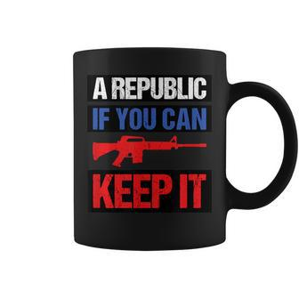 Country Patriot A Republic If You Can Keep It Coffee Mug | Mazezy