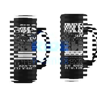 Couples Who Ride Together Stay Together Motorcycle Coffee Mug | Mazezy