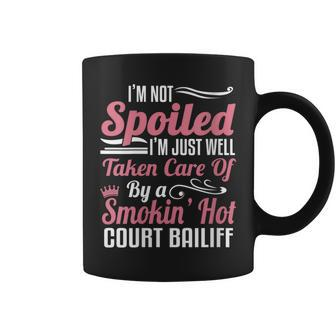 Court Bailiff Wife Girlfriend Just Taken Care Of Coffee Mug | Mazezy