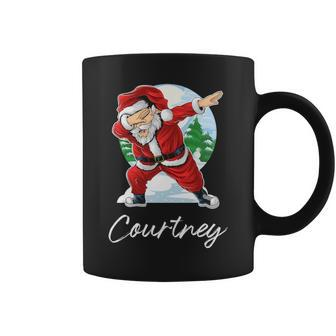 Courtney Name Gift Santa Courtney Coffee Mug - Seseable