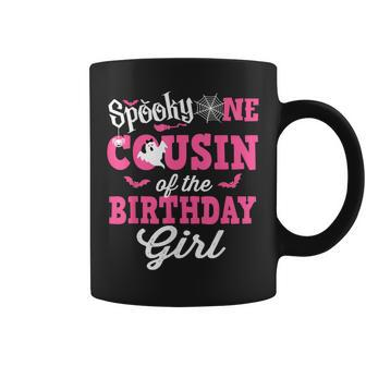 Cousin Of The Birthday Girl Spooky One Halloween 1St Bday Coffee Mug | Mazezy