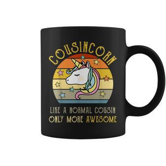 Cousin Cousincorn Normal Only More Awesome Dabbing Unicorn Coffee Mug - Thegiftio UK