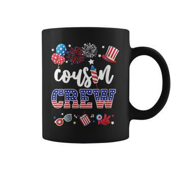 Cousin Crew 4Th Of July Patriotic American Family Matching Gift For Womens Coffee Mug | Mazezy