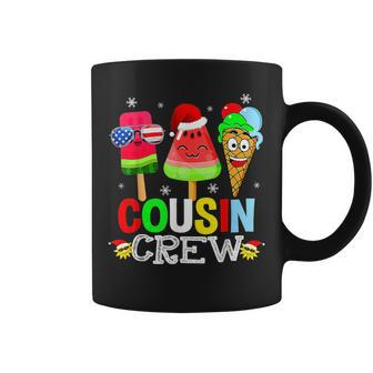 Cousin Crew Christmas In July Squad Pajamas Matching Family Cousin Crew Funny Gifts Coffee Mug | Mazezy