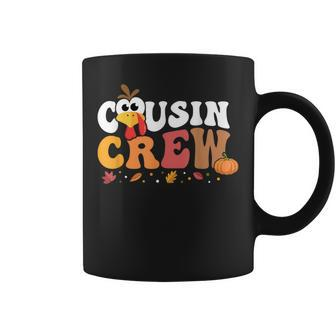 Cousin Crew Thanksgiving Family Matching Turkey Day Fall Coffee Mug | Mazezy