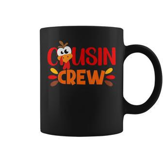 Cousin Crew Turkey Matching Family Thanksgiving Party Pajama Coffee Mug | Mazezy