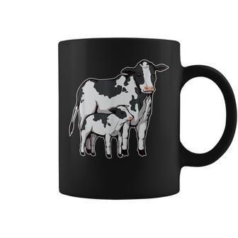 Cow And Calf Cattle Farmer Cow Coffee Mug | Mazezy