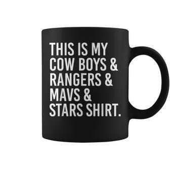 This Is My Cow Boys &Rangers & Mavs & Stars Coffee Mug - Seseable
