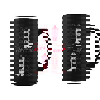 Cowboy Boots Western Preepy Pink Cowgirl Lets Go Girl Coffee Mug | Mazezy