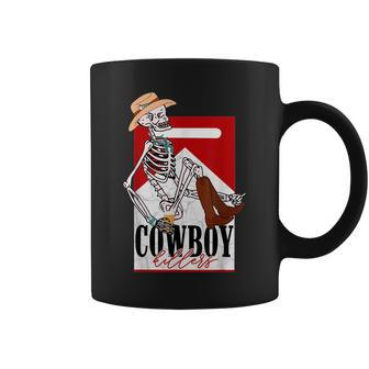 Cowboy Killer Skelele Cowgirl Western Rodeo Southern Rodeo Funny Gifts Coffee Mug | Mazezy