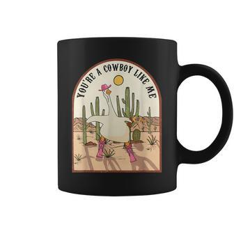 Cowgirl Duck Silly Goose Pink Cowgirl Duck Cowgirl Boots Coffee Mug | Mazezy