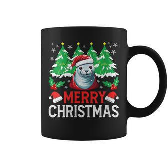 Crabeater Seal Christmas Pajama Costume For Xmas Holiday Coffee Mug | Mazezy