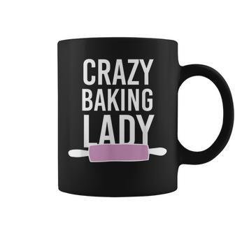 Crazy Baking Lady Sweet Cake Bake Lovers Coffee Mug | Mazezy