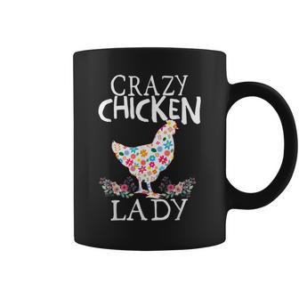 Crazy Chicken Lady Chicken Lovers For Women Girls Coffee Mug | Mazezy