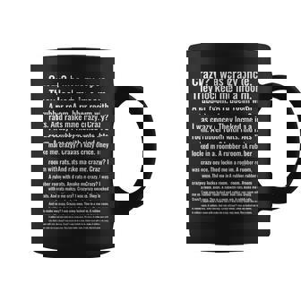 Crazy I Was Crazy Once Funny Trending Meme Meme Funny Gifts Coffee Mug | Mazezy