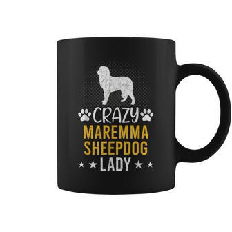 Crazy Maremma Sheepdog Lady Dog Lover Coffee Mug | Mazezy