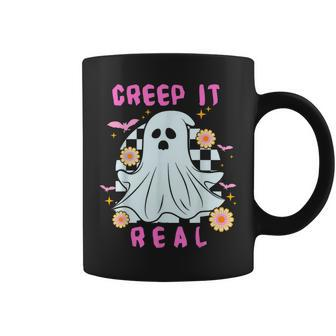 Creep It Real Retro Halloween Cute Boo For & Coffee Mug | Mazezy