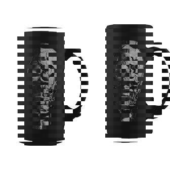 Creepy Horror Movie Monster Skeleton Vintage Halloween Skull Halloween Funny Gifts Coffee Mug | Mazezy