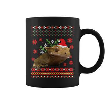 Crested Gecko Ugly Christmas Sweater Coffee Mug | Mazezy
