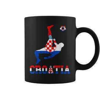 Croatian Pride Hrvatska Soccer Team Croatian Soccer Croatia Coffee Mug | Mazezy