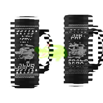 Crocodile Lover Christmas Ugly Xmas Crocodile Sweater Coffee Mug | Mazezy