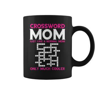 Crossword Mom Cruciverbalist Solves Crossword Word Puzzle Coffee Mug | Mazezy