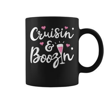 Cruisin And Boozin T Cruise Ship Cruising Drinking Coffee Mug - Seseable