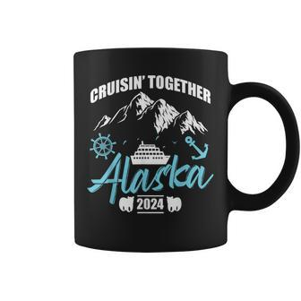 Cruising Together Alaska Trip 2024 Family Weekend Trip Match Coffee Mug | Mazezy