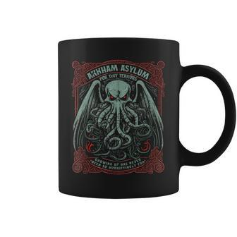 Cthulhu Arham Asylum Graphic Cosmic Horror Cthulhu Horror Coffee Mug | Mazezy