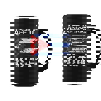 Cuban Flag Cuba Asere Que Bola Spanish Greeting Hispanic Coffee Mug - Seseable