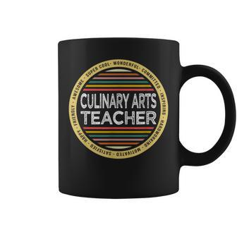 Culinary Arts Teacher Profession Birthday Coffee Mug | Mazezy