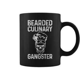 Culinary Gangster Bearded Chef Cook Cooking Bbq Grilling Gift For Mens Coffee Mug | Mazezy