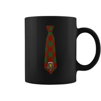 Cumming Tartan Necktie & Clan Badge Coffee Mug | Mazezy AU