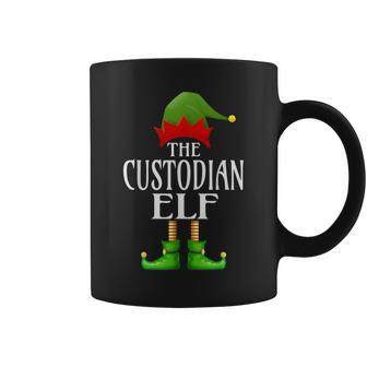 Custodian Elf Xmas Family Matching Group Christmas Coffee Mug - Seseable