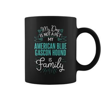 Cute American Blue Gascon Hound Family Dog Coffee Mug | Mazezy