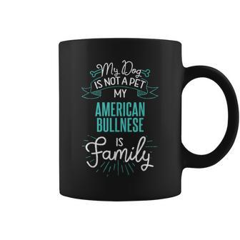 Cute American Bullnese Family Dogn Coffee Mug | Mazezy