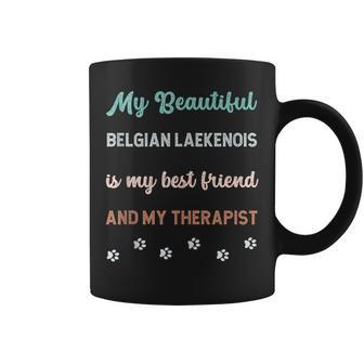Cute Belgian Laekenois Dog Dad Mum Friend And Therapist Coffee Mug | Mazezy