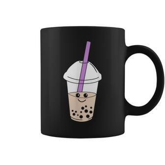Cute Boba Milk Tea Cartoon Bubble Tea Lover Mp Coffee Mug | Mazezy
