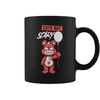 Cute But Scary Teddy Bear Coffee Mug | Mazezy