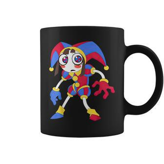 Cute Clown Girl Festival Ringmaster Digital Circus Clown Coffee Mug - Thegiftio UK