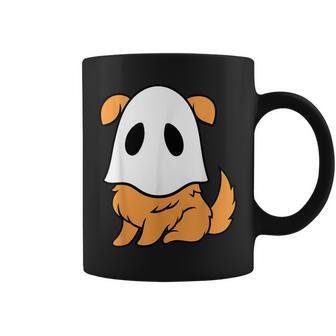 Cute Dog Ghost Halloween Spooky Season Ghost Costume Coffee Mug | Mazezy