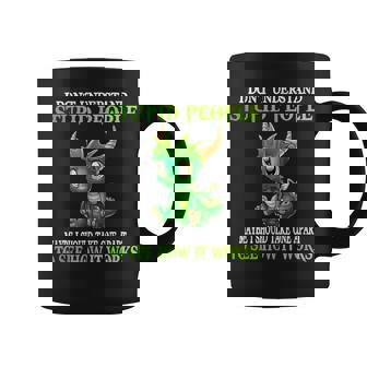 Cute Dragons I Dont Understand Stupid People Funny Gift Coffee Mug | Mazezy