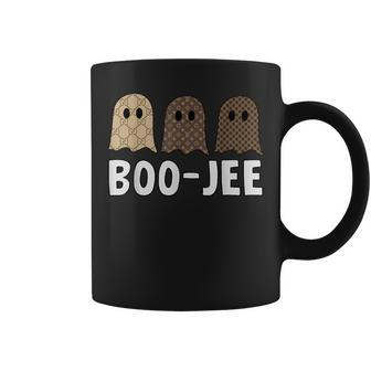 Cute Ghost Halloween Costume Boujee Boo-Jee Spooky Season Coffee Mug | Mazezy