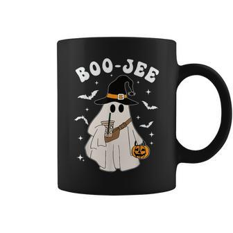 Cute Ghost Halloween Costume Coffee Witch Hat Boujee Boo Jee Coffee Mug | Mazezy