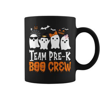 Cute Ghost Team Pre K Boo Crew Halloween Teacher Student Coffee Mug - Thegiftio UK